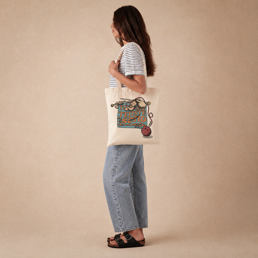 Totebag: "Tú me tejiste en el seno de mi madre"