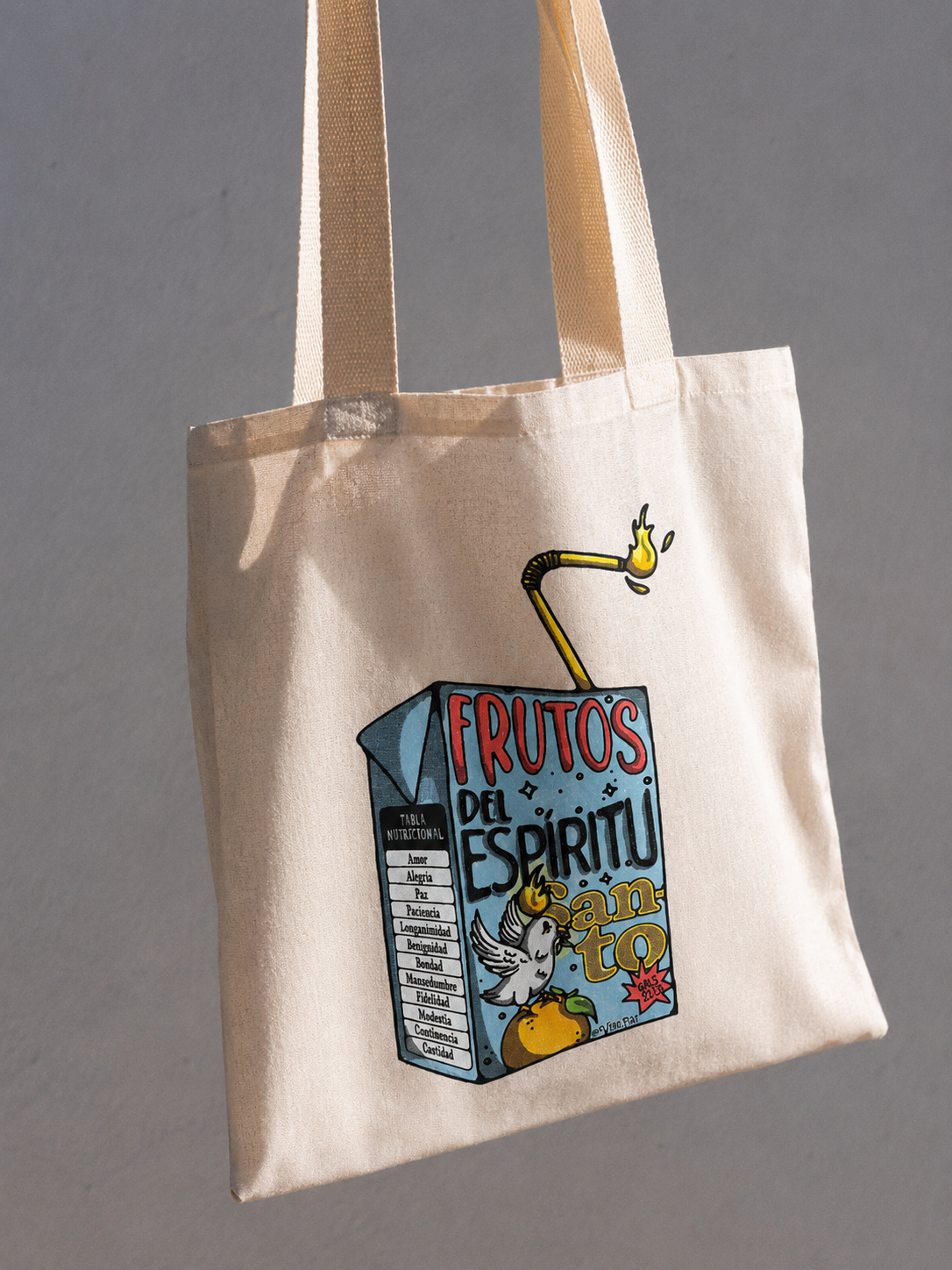 Totebag "Frutos del Espíritu Santo"