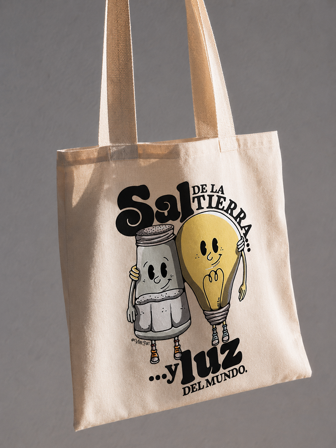 Totebag "Sal de la tierra y luz del mundo"